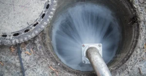 Abfluss mit Druck reinigen