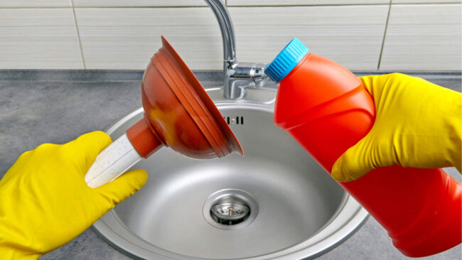 Hausmittel für die Rohrreinigung